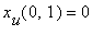x[u](0,1)