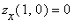 z[x](1,0)