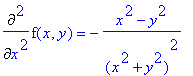 Diff(f(x,y),`$`(x,2))