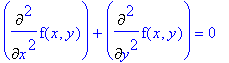 Diff(f(x,y),`$`(x,2))+Diff(f(x,y),`$`(y,2))