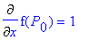 Diff(f(P[0]),x)