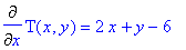 Diff(T(x,y),x)