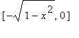 [-sqrt(1-x^2),