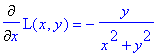 Diff(L(x,y),x)